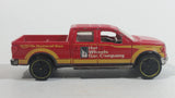 2010 Hot Wheels City Works Rides 2009 Ford F-150 Truck Bright Red Die Cast Toy Car Vehicle