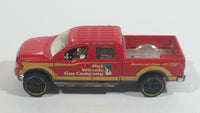 2010 Hot Wheels City Works Rides 2009 Ford F-150 Truck Bright Red Die Cast Toy Car Vehicle