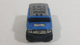 2005 Hot Wheels Robo Revenge Rockster Blue Hummer Style Die Cast Toy Car Vehicle