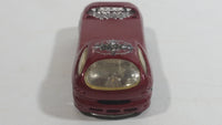 2001 Hot Wheels Skateboarders Deora II Dark Red Die Cast Toy Car Vehicle