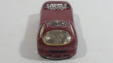 2001 Hot Wheels Skateboarders Deora II Dark Red Die Cast Toy Car Vehicle