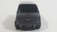 Maisto 2000 Chevrolet Express Van Dark Grey Die Cast Toy Car Vehicle