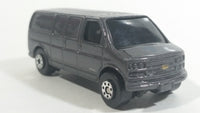 Maisto 2000 Chevrolet Express Van Dark Grey Die Cast Toy Car Vehicle