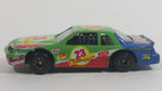 Vintage Zee Toys Dyna Wheels Ford Thundebird Stock Car #23 Champion Daytona D101 Green and Blue Die Cast Toy Race Car Vehicle