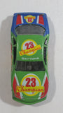 Vintage Zee Toys Dyna Wheels Ford Thundebird Stock Car #23 Champion Daytona D101 Green and Blue Die Cast Toy Race Car Vehicle