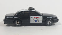 2000 Maisto Tonka Ford Interceptor Unit #88 Radio Black and White Die Cast Toy Police Officer Cop Vehicle