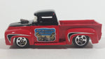 2015 Hot Wheels Road Trippin' Custom '56 Ford Truck Pan American Highway Red and Black Die Cast Toy Car Vehicle