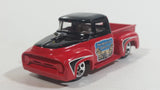 2015 Hot Wheels Road Trippin' Custom '56 Ford Truck Pan American Highway Red and Black Die Cast Toy Car Vehicle