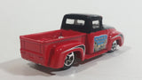 2015 Hot Wheels Road Trippin' Custom '56 Ford Truck Pan American Highway Red and Black Die Cast Toy Car Vehicle