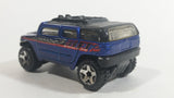 2004 Hot Wheels First Editions Rockster Blue Hummer Style Die Cast Toy Car Vehicle