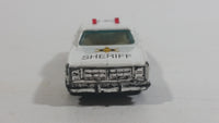 1980s Yatming Dodge Monaco Sheriff Highway Patrol 18 Police Cop White Black Die Cast Toy Car Emergency Rescue Vehicle