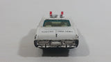 1980s Yatming Dodge Monaco Sheriff Highway Patrol 18 Police Cop White Black Die Cast Toy Car Emergency Rescue Vehicle