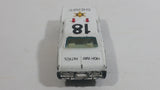 1980s Yatming Dodge Monaco Sheriff Highway Patrol 18 Police Cop White Black Die Cast Toy Car Emergency Rescue Vehicle