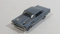 2012 Hot Wheels '66 Chevy Nova Metalflake Blue-Grey Die Cast Toy Muscle Car Vehicle