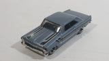 2012 Hot Wheels '66 Chevy Nova Metalflake Blue-Grey Die Cast Toy Muscle Car Vehicle