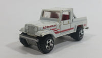 2009 Hot Wheels Heat Fleet Jeep Scrambler White Die Cast Toy Car Vehicle