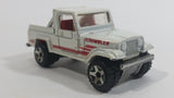 2009 Hot Wheels Heat Fleet Jeep Scrambler White Die Cast Toy Car Vehicle