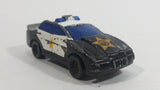 1997 Hot Wheels McDonald's Police Car Black White Die Cast Toy Car Vehicle