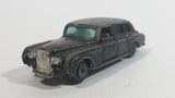 Vintage Yatming Rolls-Royce Phantom VI (Painted Black) Die Cast Toy Car Vehicle with Opening Doors - Hong Kong