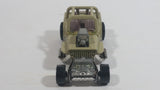 2010 Hot Wheels Race World Jungle Custom '42 Jeep CJ-2A Beige Tan Die Cast Toy Car Vehicle