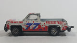 Zee Toys Zylmex Dyna Wheels Pace Setters GMC Chevy Fleetside Truck D99 #77 1 White Diecast Toy Car Vehicle