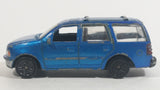 Motor Max Super Wheels Ford Expedition No. 6021 Blue Die Cast Toy Car SUV Vehicle