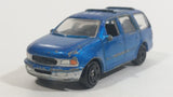 Motor Max Super Wheels Ford Expedition No. 6021 Blue Die Cast Toy Car SUV Vehicle