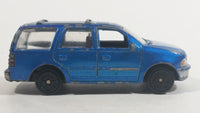 Motor Max Super Wheels Ford Expedition No. 6021 Blue Die Cast Toy Car SUV Vehicle