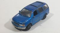 Motor Max Super Wheels Ford Expedition No. 6021 Blue Die Cast Toy Car SUV Vehicle