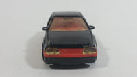 1991 Hot Wheels Peugeot 405 Black Die Cast Toy Car Vehicle