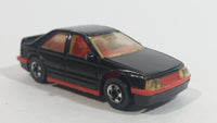 1991 Hot Wheels Peugeot 405 Black Die Cast Toy Car Vehicle