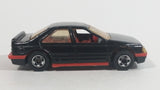 1991 Hot Wheels Peugeot 405 Black Die Cast Toy Car Vehicle