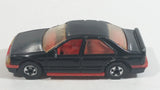 1991 Hot Wheels Peugeot 405 Black Die Cast Toy Car Vehicle