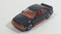 1991 Hot Wheels Peugeot 405 Black Die Cast Toy Car Vehicle