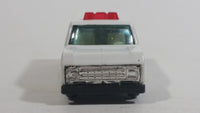 Yatming 1970s Ford Econoline Police Cop Van White and Black Die Cast Toy Car Vehicle