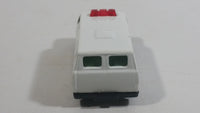 Yatming 1970s Ford Econoline Police Cop Van White and Black Die Cast Toy Car Vehicle