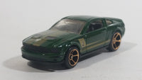 2010 Hot Wheels Faster Than Ever '07 Shelby GT500 Dark Green Die Cast Toy Muscle Car Vehicle