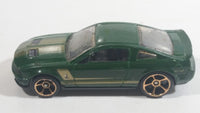 2010 Hot Wheels Faster Than Ever '07 Shelby GT500 Dark Green Die Cast Toy Muscle Car Vehicle