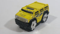 2004 Hot Wheels First Editions Blings Hummer H2 Yellow Die Cast Toy Car Vehicle