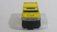 2004 Hot Wheels First Editions Blings Hummer H2 Yellow Die Cast Toy Car Vehicle