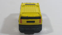 2004 Hot Wheels First Editions Blings Hummer H2 Yellow Die Cast Toy Car Vehicle