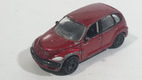 Motor Max Super Wheels Chrysler PT Cruiser No. 6016 Dark Red Die Cast Toy Car Vehicle