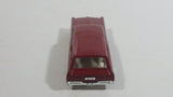 2010 Hot Wheels City Works Custom '66 GTO Wagon Fire Department Dark Red and White Die Cast Toy Car Vehicle