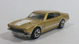 2010 Hot Wheels '71 Maverick Grabber Gold Die Cast Toy Muscle Car Vehicle