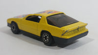 Yatming Chevrolet Camaro Z-28 #21 Yellow No. 801 Die Cast Toy Car Vehicle