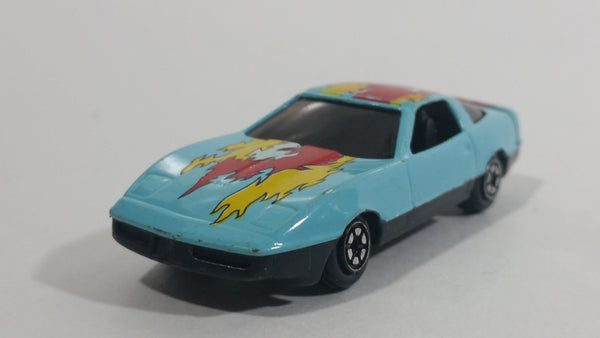 Yatming Chevrolet Corvette C4 Light Blue No. 809 Die Cast Toy Car Vehicle