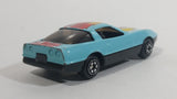 Yatming Chevrolet Corvette C4 Light Blue No. 809 Die Cast Toy Car Vehicle