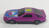 Yatming Mazda RX-7 Turbo Purple Super 8 No. 807 Die Cast Toy Car Vehicle