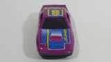 Yatming Mazda RX-7 Turbo Purple Super 8 No. 807 Die Cast Toy Car Vehicle