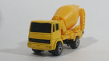 Maisto Cement Mixer Truck Yellow Die Cast Toy Car Construction Equipment Building Vehicle